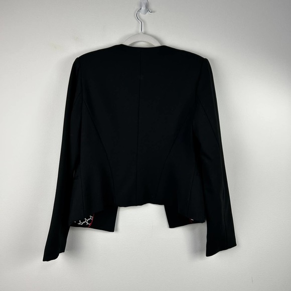 NEW Mario Serrani Black Blazer Open Front Women’s Size 8 - Picture 6 of 6